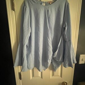 Gibson Latimer Blue Blouse